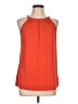 Green Envelope Orange Sleeveless Blouse Size L - photo 1
