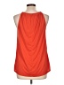 Green Envelope Orange Sleeveless Blouse Size L - photo 2