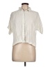 Thread & Supply Ivory Short Sleeve Blouse Size L - photo 1