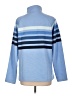 L.L.Bean 100% Cotton Blue 3/4 Sleeve Turtleneck Size L - photo 2