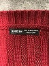Shein 100% Polyester Burgundy Cardigan Size L - photo 7