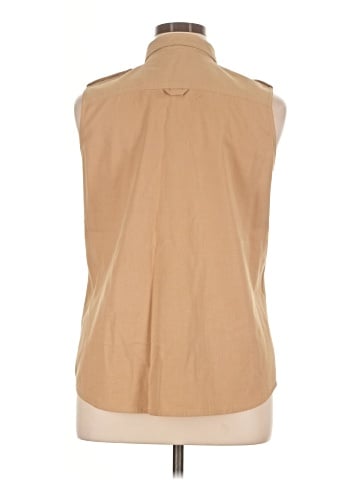 Villager by Liz Claiborne Sleeveless Button-Down Shirt (view 2)
