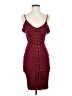 Trac Burgundy Cocktail Dress Size S - photo 1