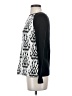 J. McLaughlin Print Silver Pullover Sweater Size S - photo 5