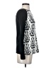 J. McLaughlin Print Silver Pullover Sweater Size S - photo 4