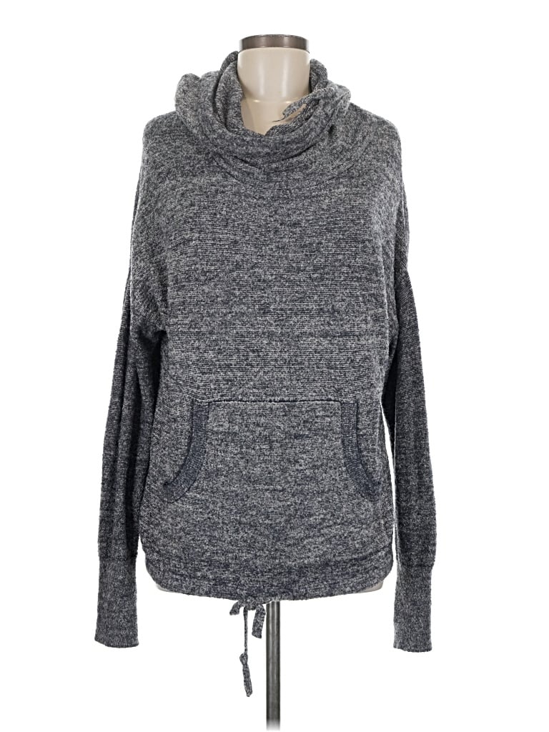 Pre-owned Barefoot Dreams Cozychic Lite Pullover Sweater In Gray