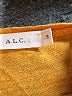 A.L.C. 100% Linen Orange Short Sleeve Top Size S - photo 7