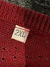 Unbranded 100% Viscose Hearts Burgundy Pullover Sweater Size 2X - photo 7