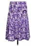 Lularoe Paisley Purple Casual Skirt Size M - photo 2