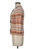 Tabitha 100% Cotton Orange Cardigan Size M - photo 5