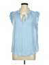 Current Air 100% Polyester Blue Sleeveless Blouse Size M - photo 1