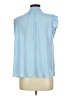 Current Air 100% Polyester Blue Sleeveless Blouse Size M - photo 2