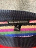 Minnie Rose Stripes Blue Short Sleeve Turtleneck Size M - photo 6