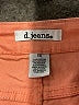 d.jeans Solid Orange Shorts Size 16 - photo 3