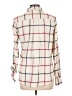 Faherty Plaid Ivory Long Sleeve Blouse Size L - photo 2