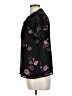 CeCe 100% Polyester Black Short Sleeve Blouse Size L - photo 5