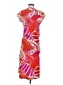 Natori Print Red Casual Dress Size XS - photo 2