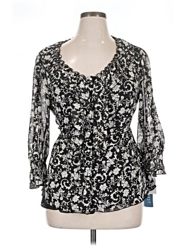Nine West 3/4 Sleeve Blouse (view 1)