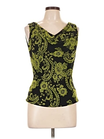 Carmen Marc Valvo Sleeveless Silk Top (view 1)