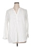 Old Navy White 3/4 Sleeve Button-Down Shirt Size XL - photo 1