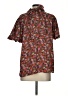 Fab'rik 100% Polyester Floral Brown Short Sleeve Blouse Size S - photo 2