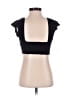 Pull&Bear Black Short Sleeve Top Size S - photo 2