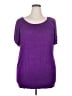 Maurices Purple Short Sleeve Top Size 20 (2) - photo 1