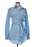Harper Blue Long Sleeve Blouse Size M - photo 1