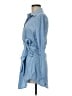 Harper Blue Long Sleeve Blouse Size M - photo 5