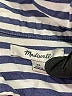 Madewell Stripes Blue Short Sleeve Blouse Size XS - photo 7