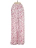 Open Edit Floral Pink Linen Pants Size XS - photo 1