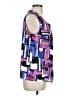 Kasper 100% Polyester Purple Sleeveless Blouse Size L - photo 4