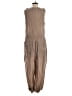 DKNY Solid Brown Tan Jumpsuit Size S - photo 2