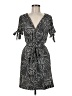NY Collection Chevron-herringbone Black Casual Dress Size M (petite) - photo 1