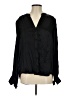 L'Agence 100% Rayon Black Long Sleeve Blouse Size 2 - photo 1
