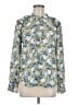 Ann Taylor 100% Polyester Green Long Sleeve Henley Size M - photo 1