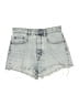 Zara Blue Denim Shorts Size 6 - photo 1