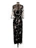 JS Collections 100% Polyester Black Cocktail Dress Size 00 - photo 2