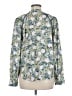 Ann Taylor 100% Polyester Green Long Sleeve Henley Size M - photo 2