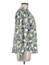 Ann Taylor 100% Polyester Green Long Sleeve Henley Size M - photo 4