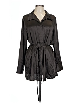 Reformation Long Sleeve Silk Top