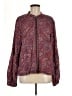 Free People 100% Rayon Paisley Red Jacket Size M - photo 1