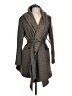 Assorted Brands Gray Tan Coat Size L (estimated) - photo 1