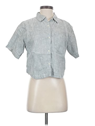 Athleta Short Sleeve Button-Down Shirt (view 1)