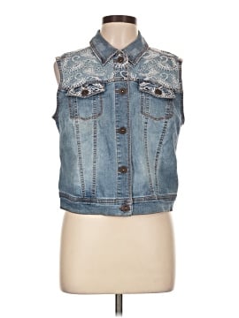 Tribal Jeans Sleeveless Button-Down Shirt (view 1)