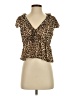 American Eagle Outfitters 100% Polyester Brown Sleeveless Blouse Size XS - photo 1