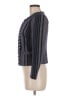 Tory Burch Tweed Gray Blue Wool Blazer Size 6 - photo 5
