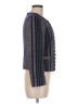 Tory Burch Tweed Gray Blue Wool Blazer Size 6 - photo 4