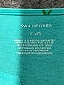Van Heusen 100% Polyester Teal Short Sleeve Blouse Size L - photo 7