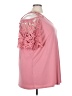 Roaman's Pink Short Sleeve Top Size 22 (1X) - photo 4